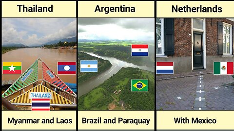 Amazing Border of different countries.