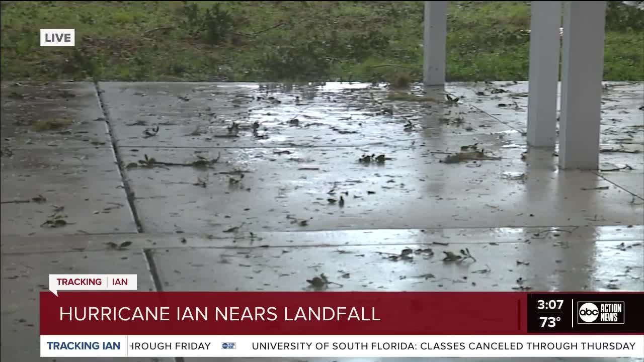 Mary O'Connell in Sarasota County | The National Weather Service sent out an alert for an extreme wind warning, stating that winds are now life-threatening.