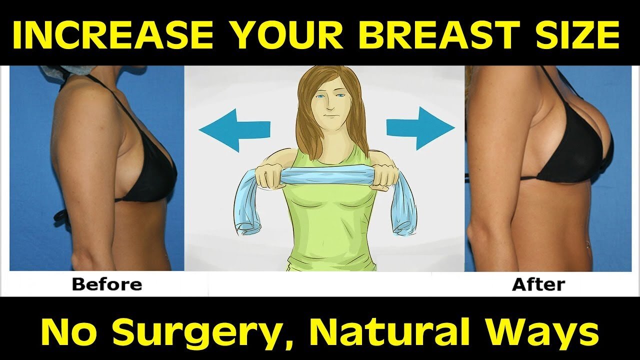 Do these Exercise And Get Super Fast Breast Increase || Natural Ways To Increase Bust Size