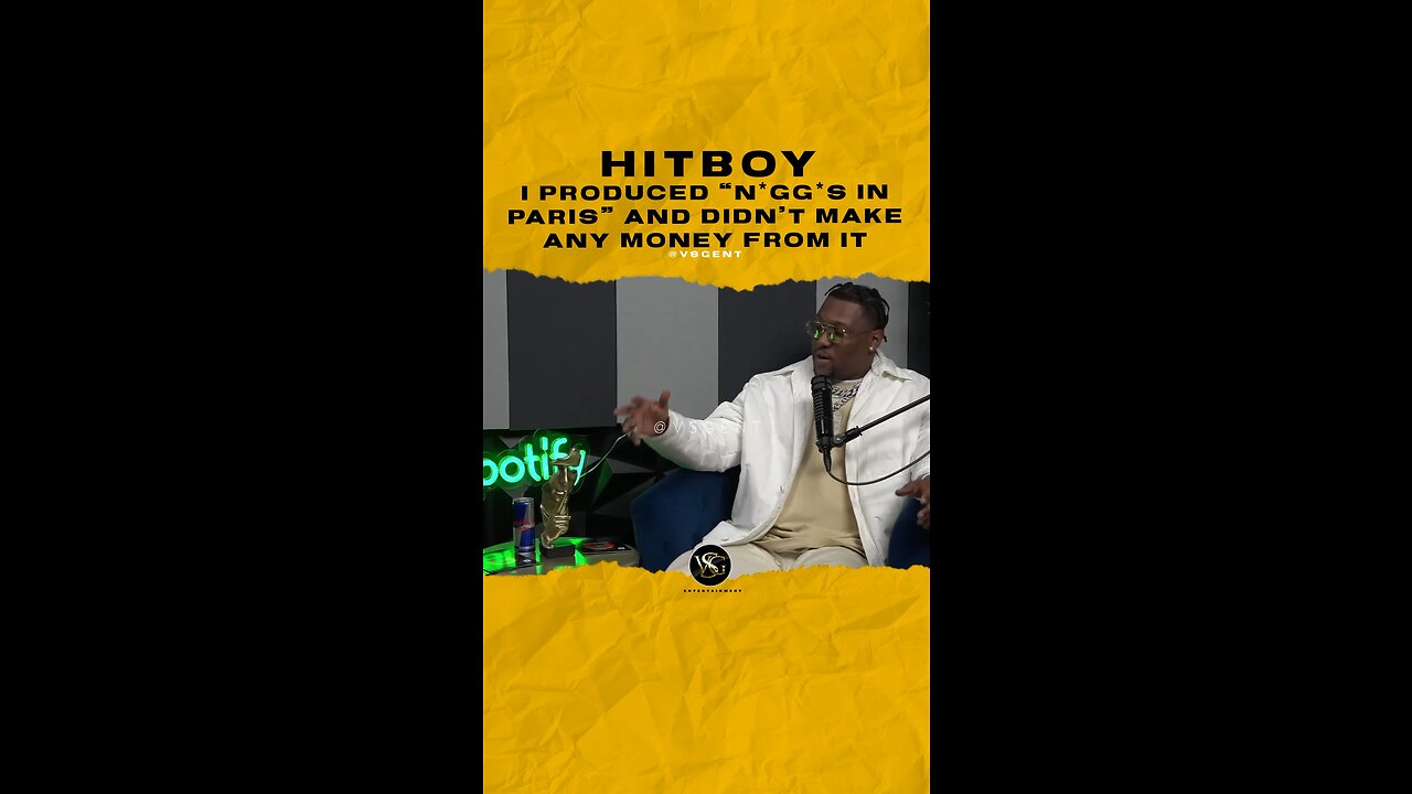 #hitboy I produced “n*gg*s in Paris” and didn’t make any 💰 from it. 🎥 @offtherecordclips