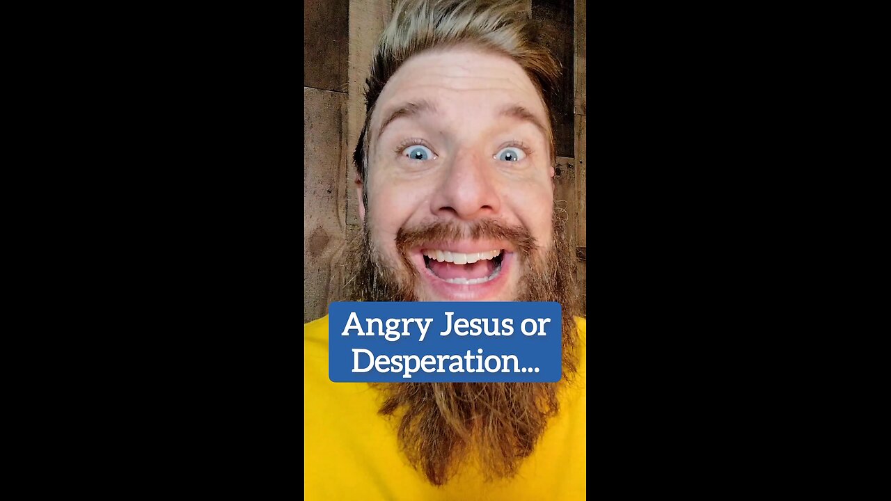 Angry God or loving desperate God? Who is He to you?