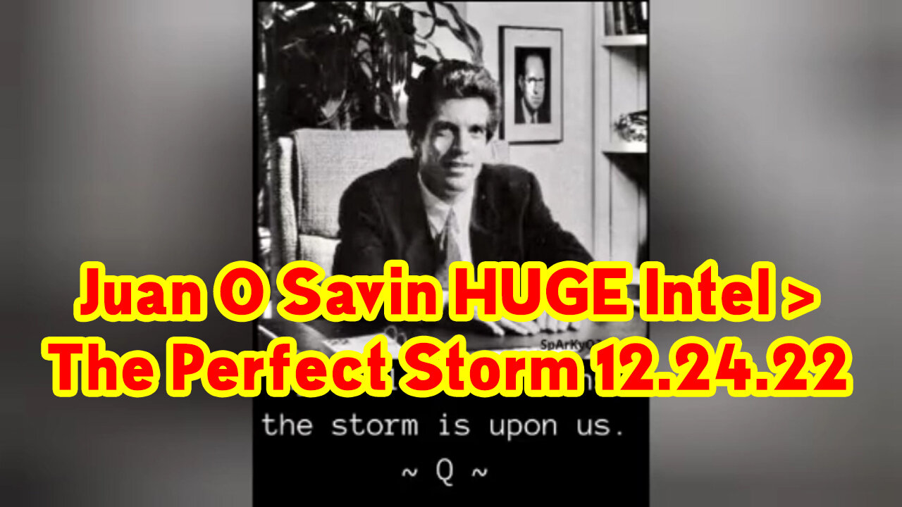 Juan O Savin HUGE Dec 24 > The Perfect Storm