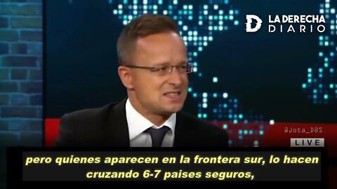 El canciller de Hungría explica diferencias entre los refugiados ucranianos e inmigrantes ilegales