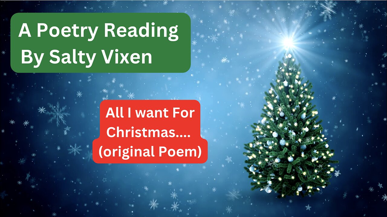 All I want For Christmas (original Poem) Poetry Audio Book