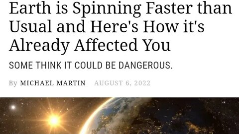 Earth is spinning faster than usual and here's how it is affecting you?