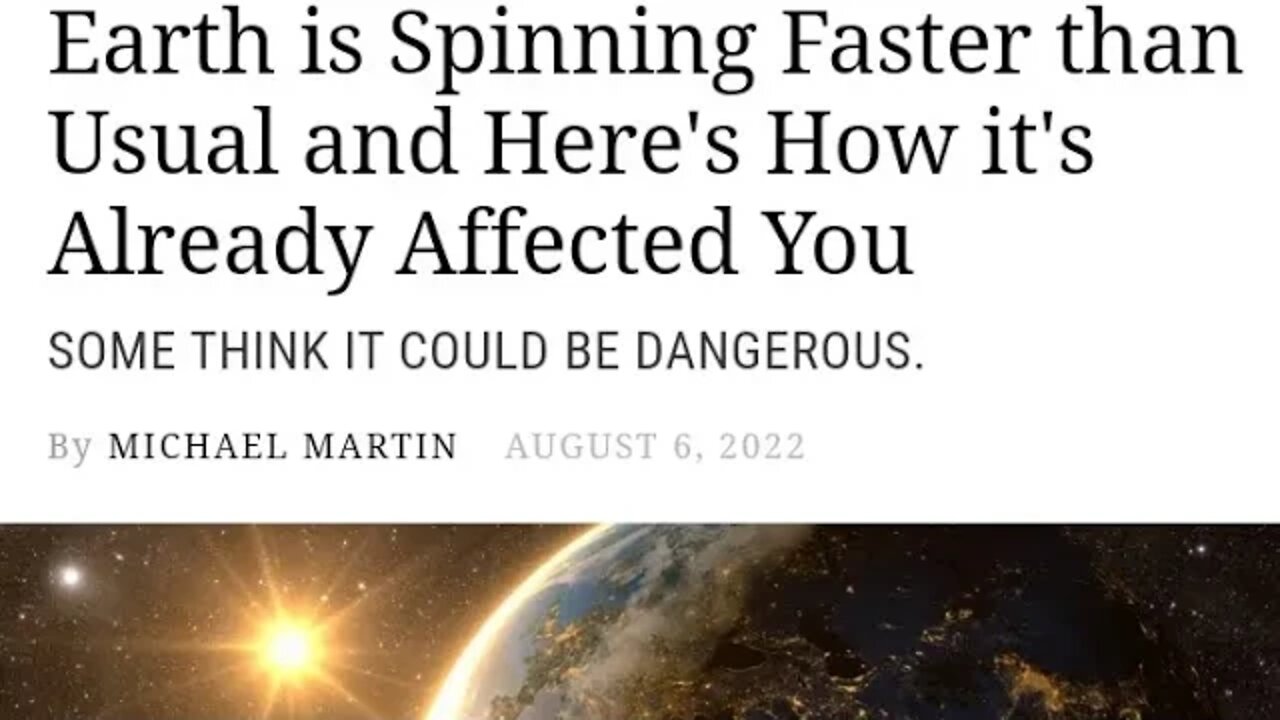 Earth is spinning faster than usual and here's how it is affecting you?