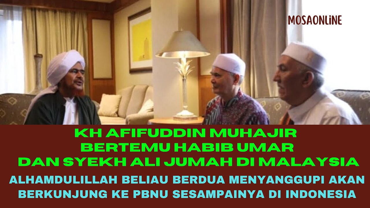 KH Afifuddin Muhajir Bertemu Habib Umar dan Syekh Ali Jum ah di Malaysia