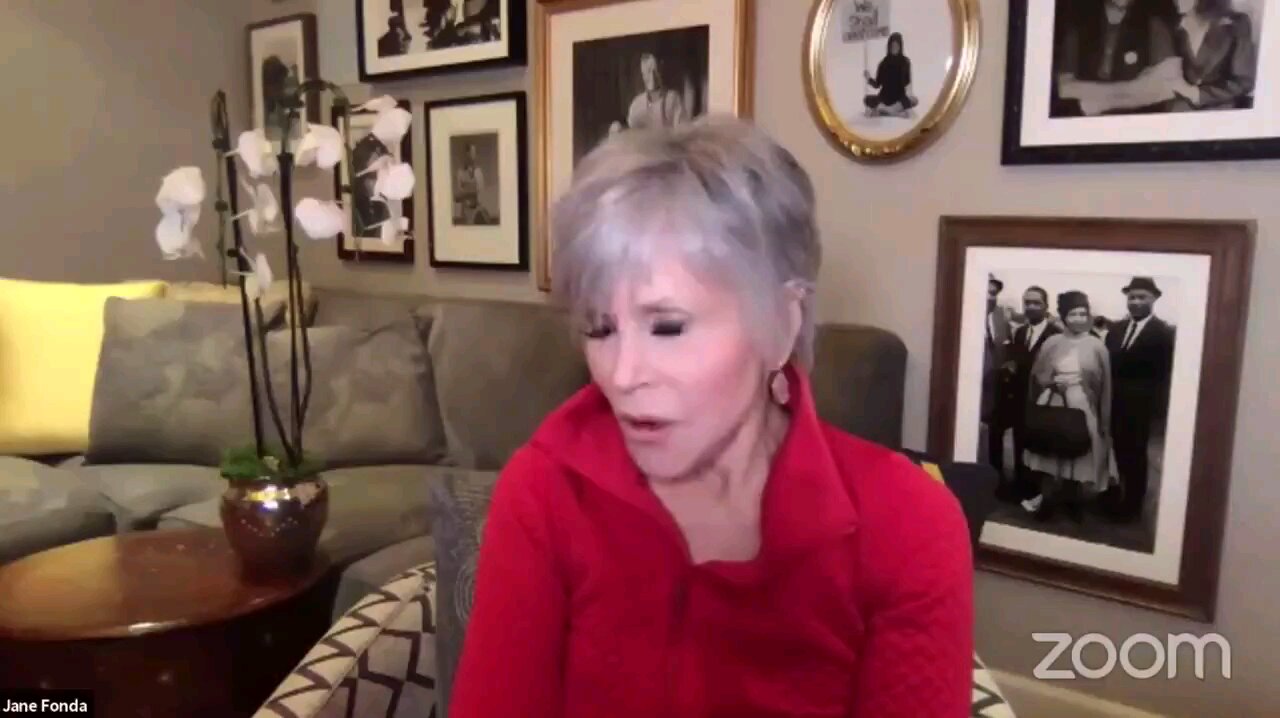 ⚠️Jane Fonda: “Covid was God’s gift to the left.” Wickedly EVIL.