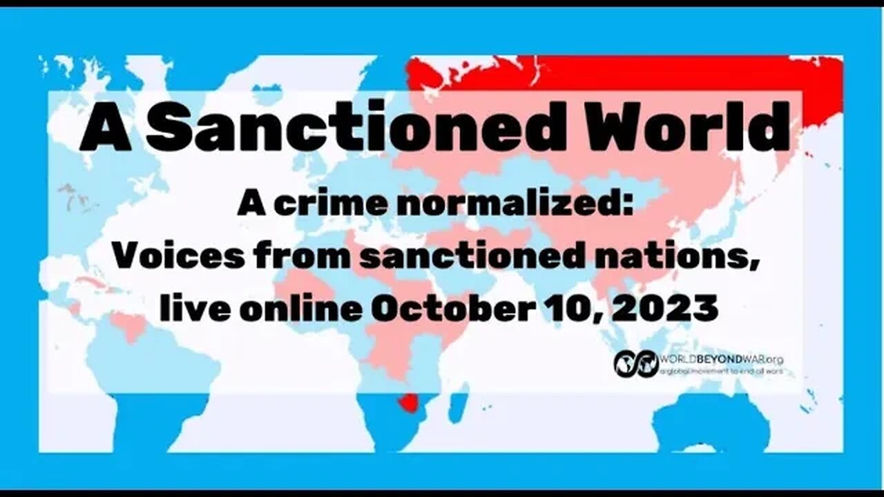 Webinar: Un mundo sancionado, un crimen normalizado: Voces de naciones sancionadas.