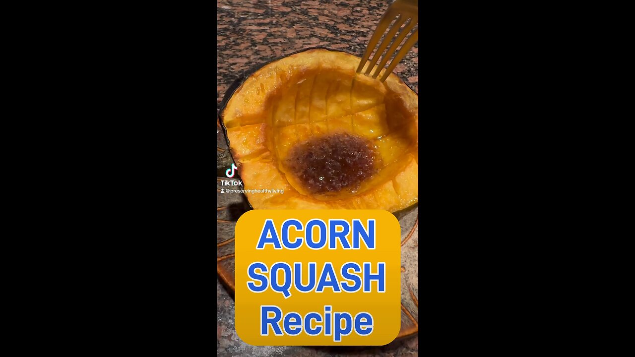 Acorn Squash - Sweet or Savory! Such an easy side dish.