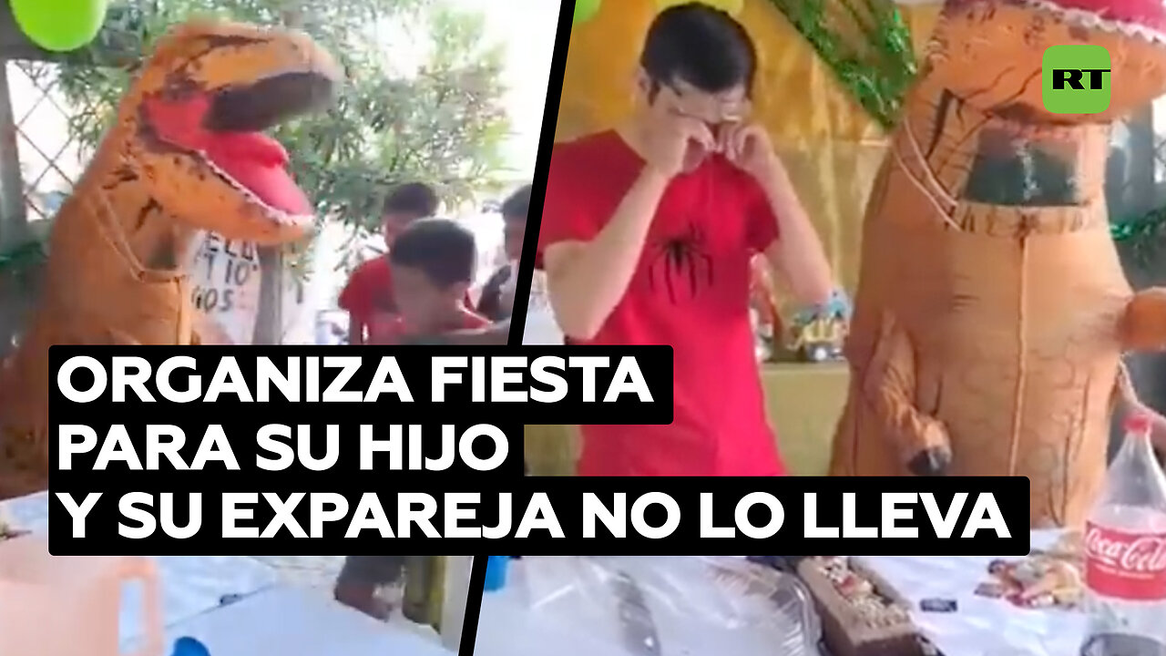 Hombre divorciado organiza una fiesta de cumpleaños para su hijo, pero la madre no lo lleva