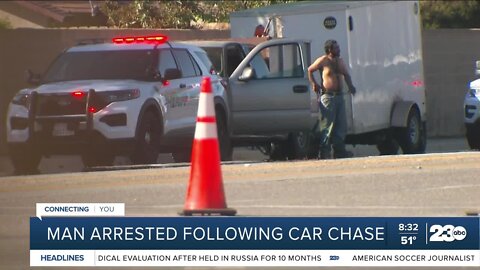 Bakersfield man arrested on multiple charges after leading police on chase