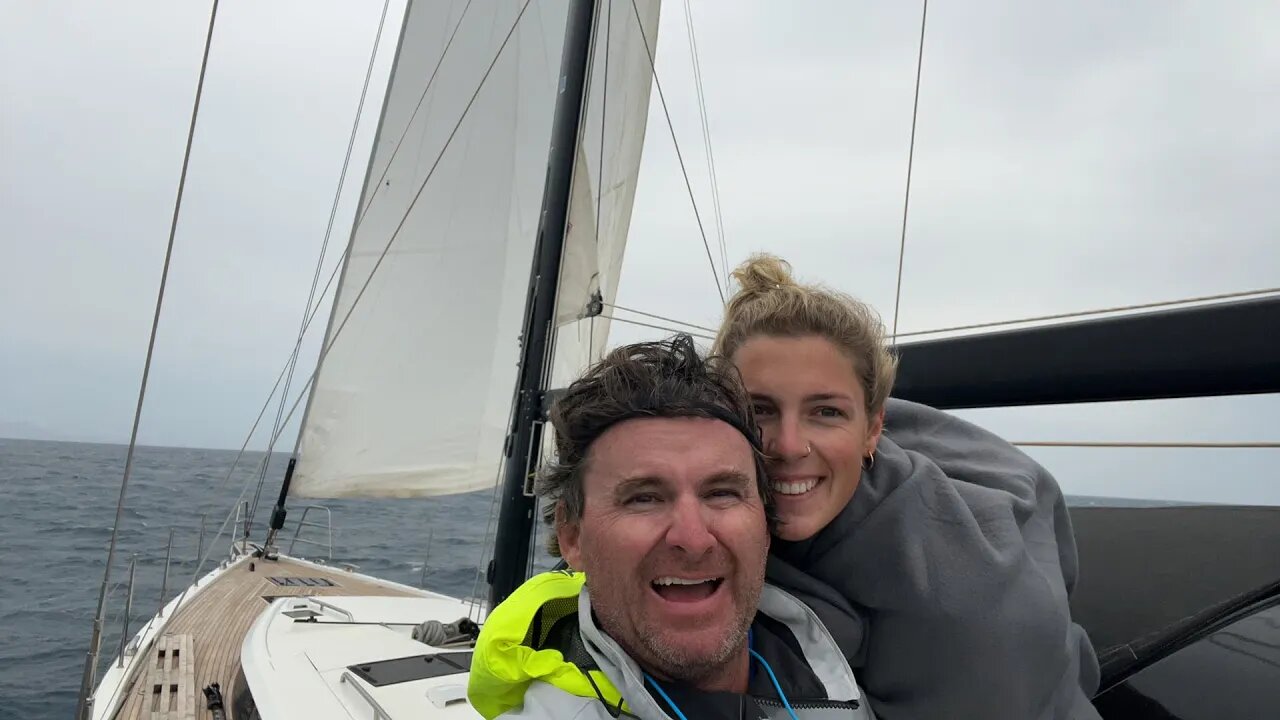 Live! Sailing in Greece 45 kts of wind