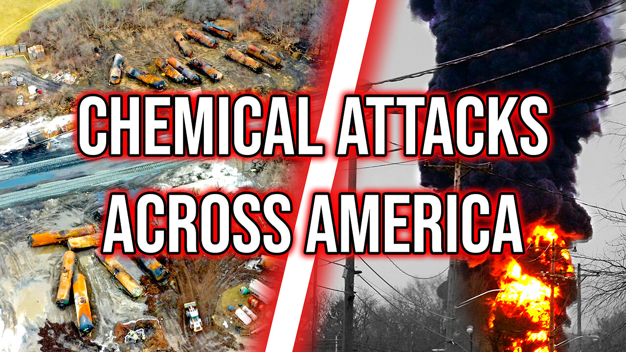 TOXIC CHEMICAL TRAIN DERAILS IN EAST PALESTINE OHIO