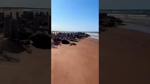 Left over parts of a dock