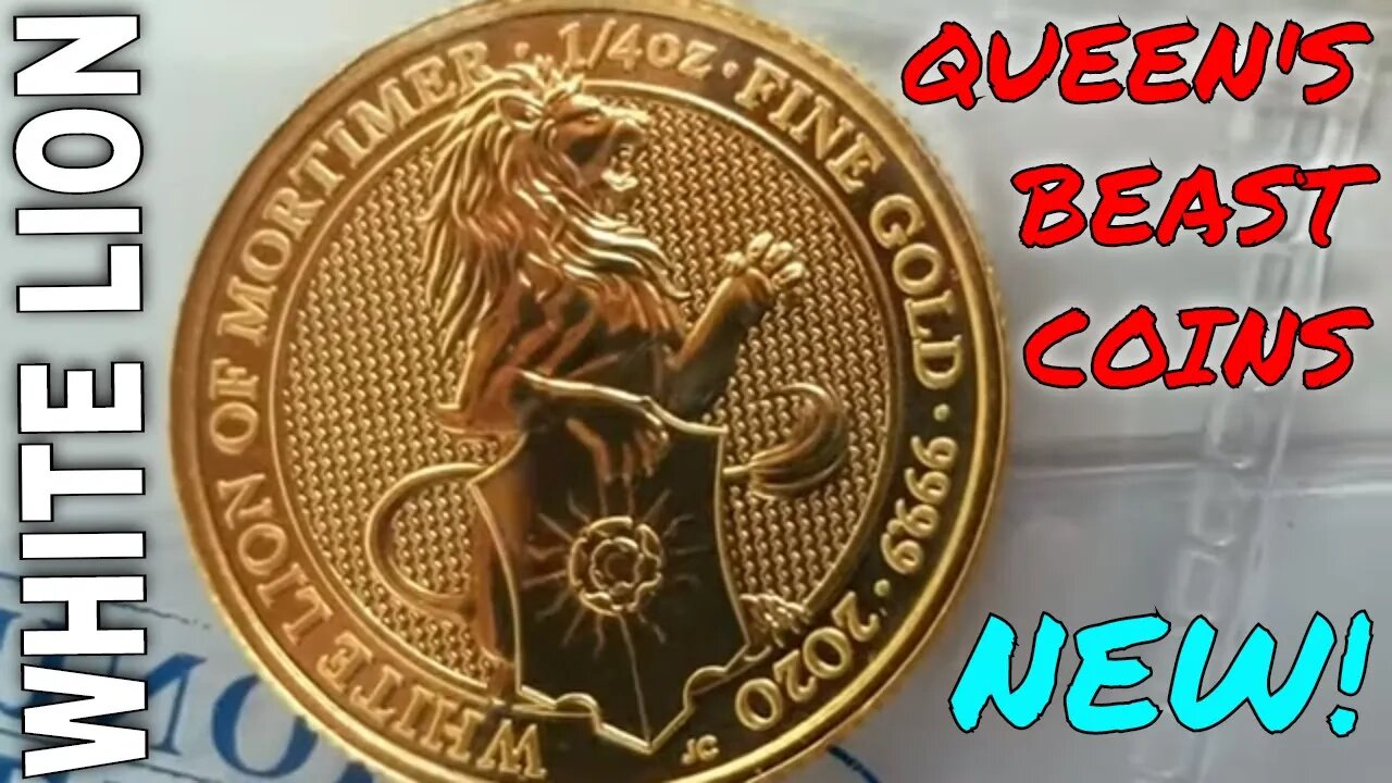 2020 White Lion Of Mortimer Gold & Silver Coins Unboxing