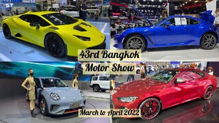 43rd Annual Bangkok International Motor Show. 2022