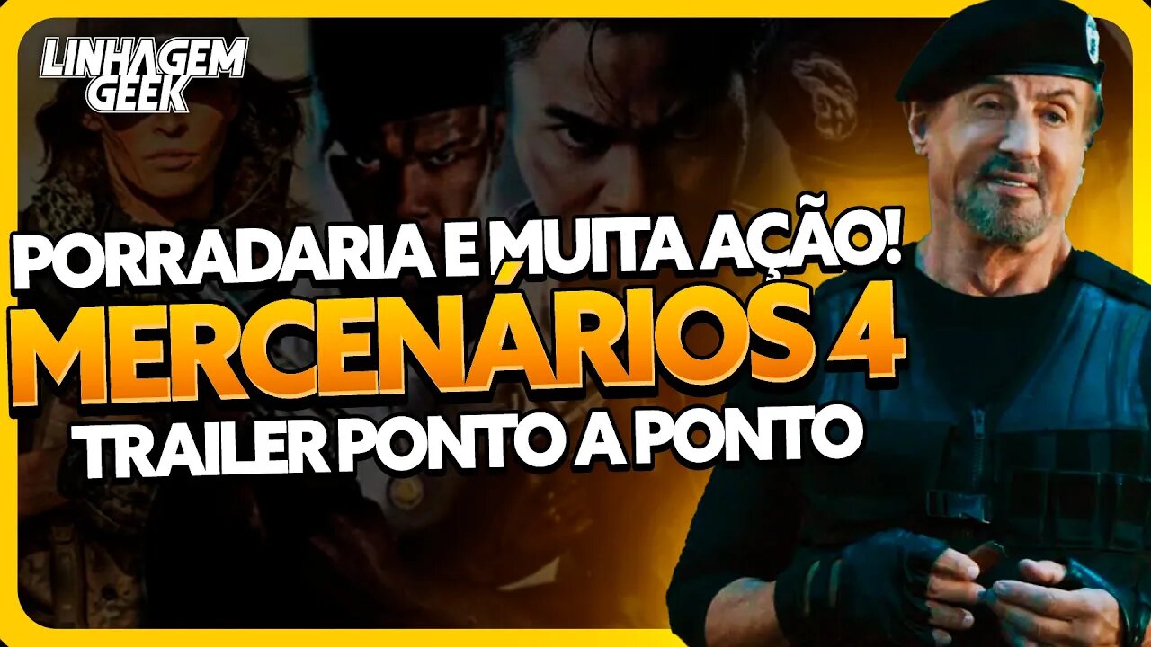 GRANDE ELENCO E MUITA AÇÃO! TRAILER MERCENÁRIOS 4