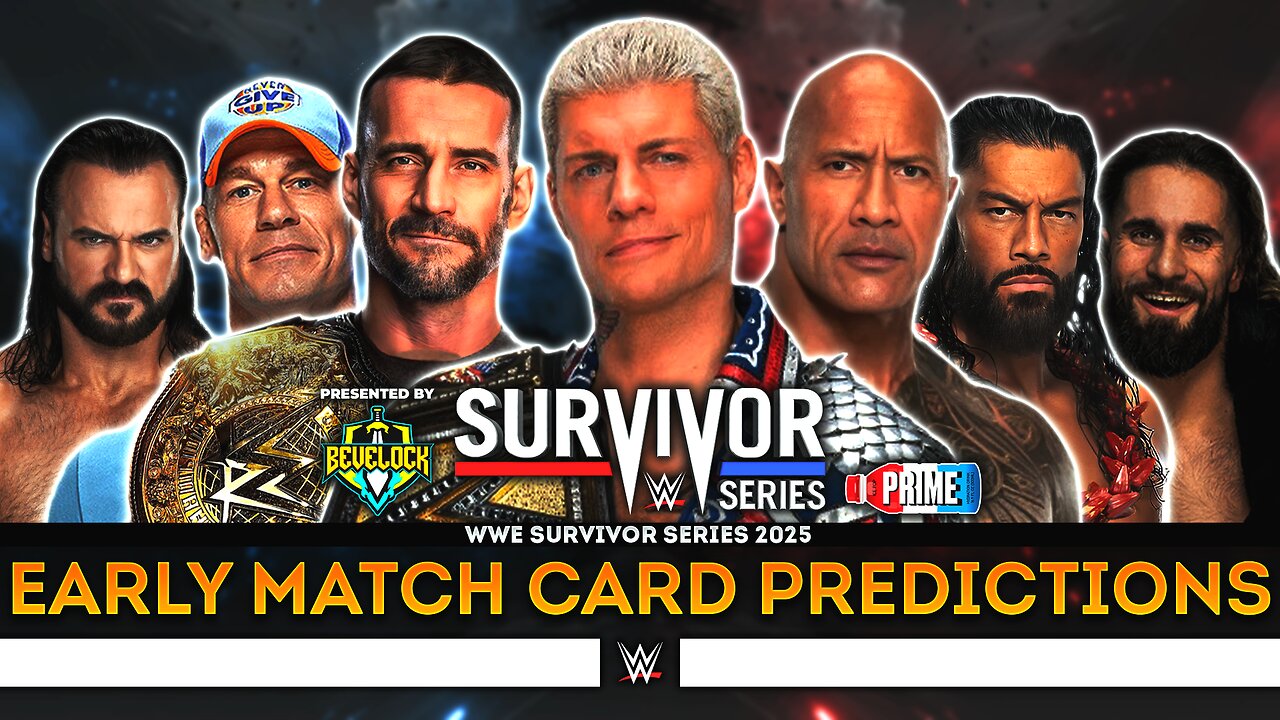 WWE Survivor Series 2025 - Match Card Predictions | Bevelock