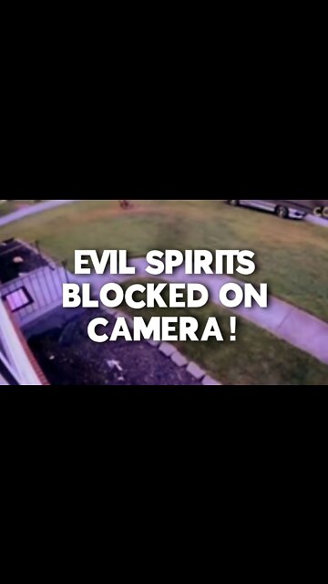 EVIL SPIRITS BLOCKED BY JESUS ON CAMERA
