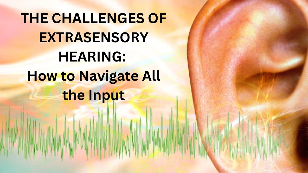 The Challenges of Extrasensory Hearing - How to Navigate All the Input