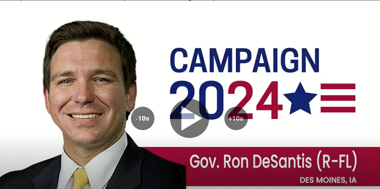 Campaign 2024Gov. DeSantis Speaks in Iowa on Public Education