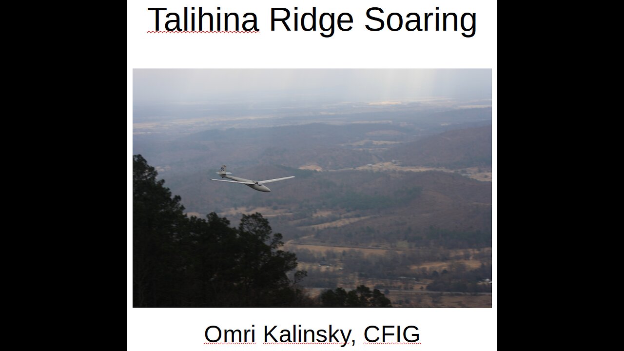 Talihina Soaring Familiarization Webinar