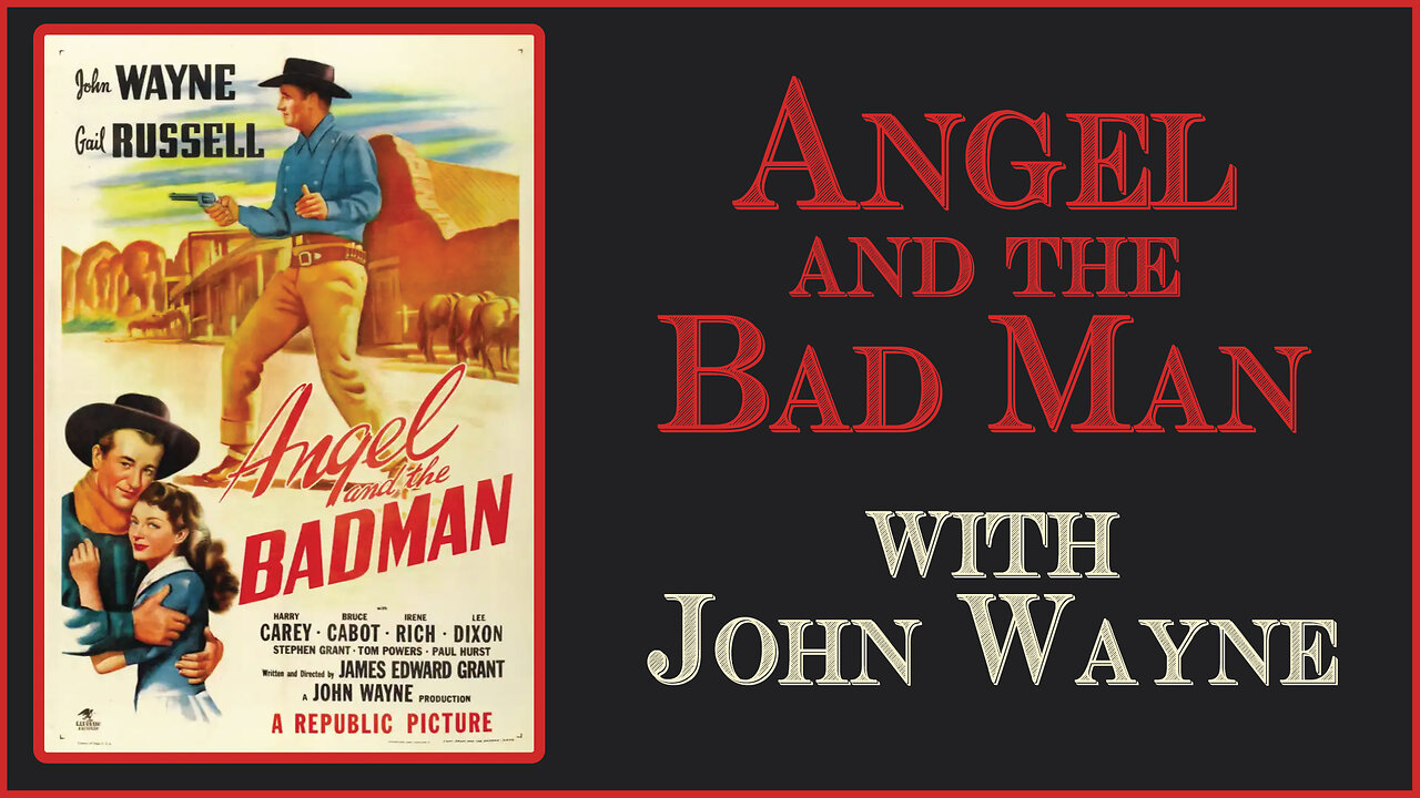 Angel and the Badman with John Wayne - Full Movie Colorized