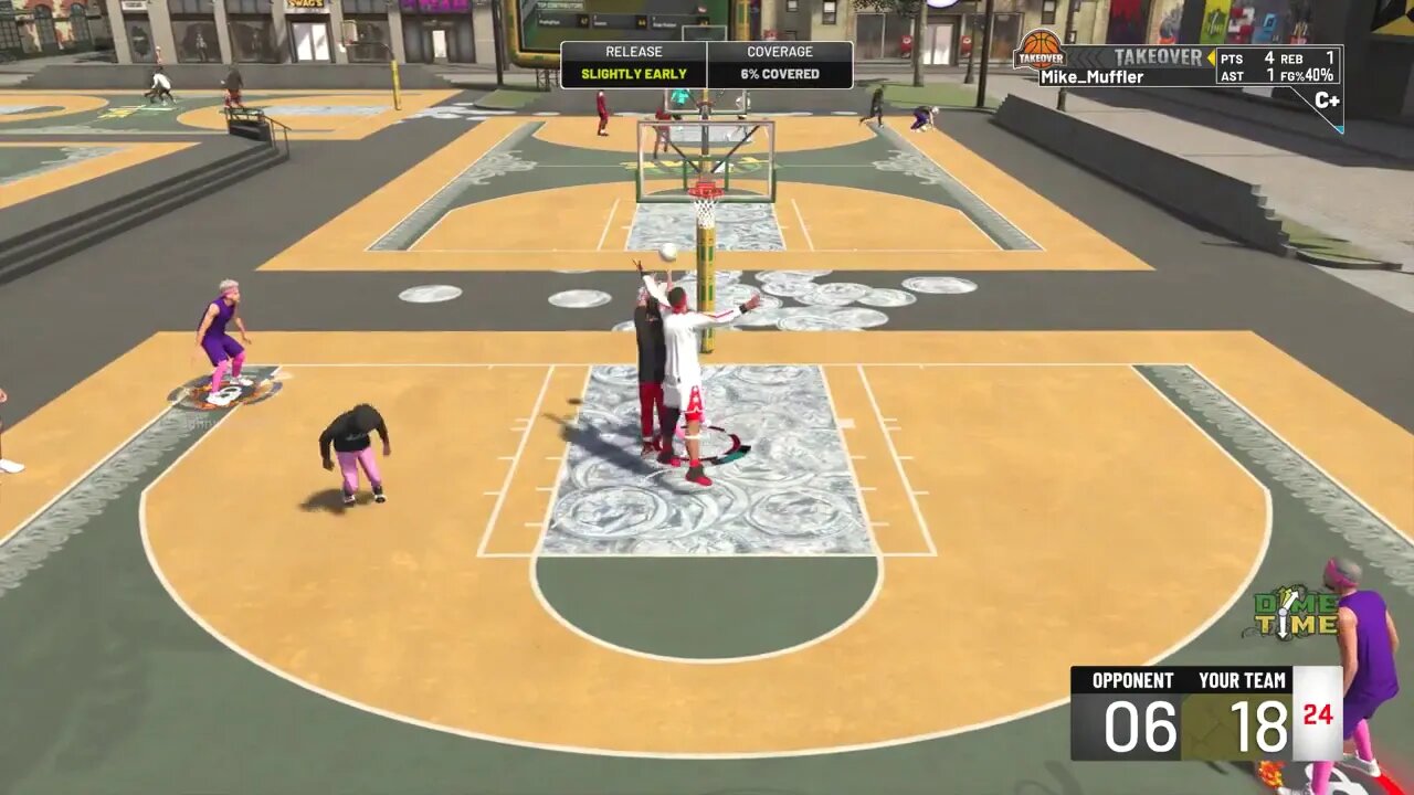 Beautiful Ball Movement #Teamwork #2k20 #Dimes #Rebounds #Park