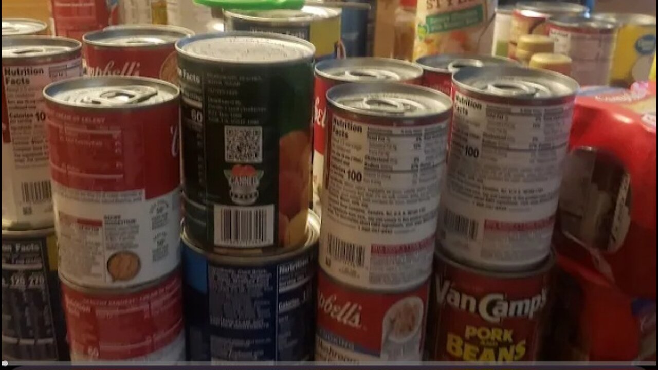 Rearranging our food pantry stockpile homesteading