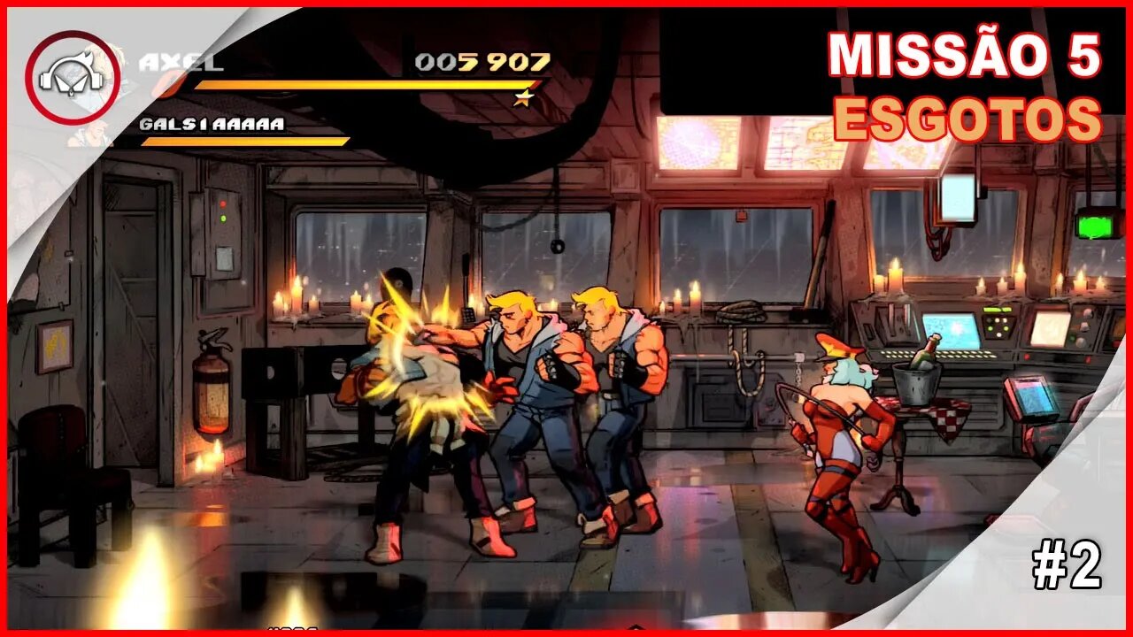 Street Of Rage 4, Missão 5 Esgotos, Gameplay #2 PT BR