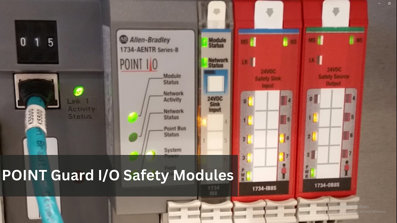 Allen Bradley POINT Guard IO Safety Modules 1734-IB8S, 1734-OB8S, 1734-IE4S