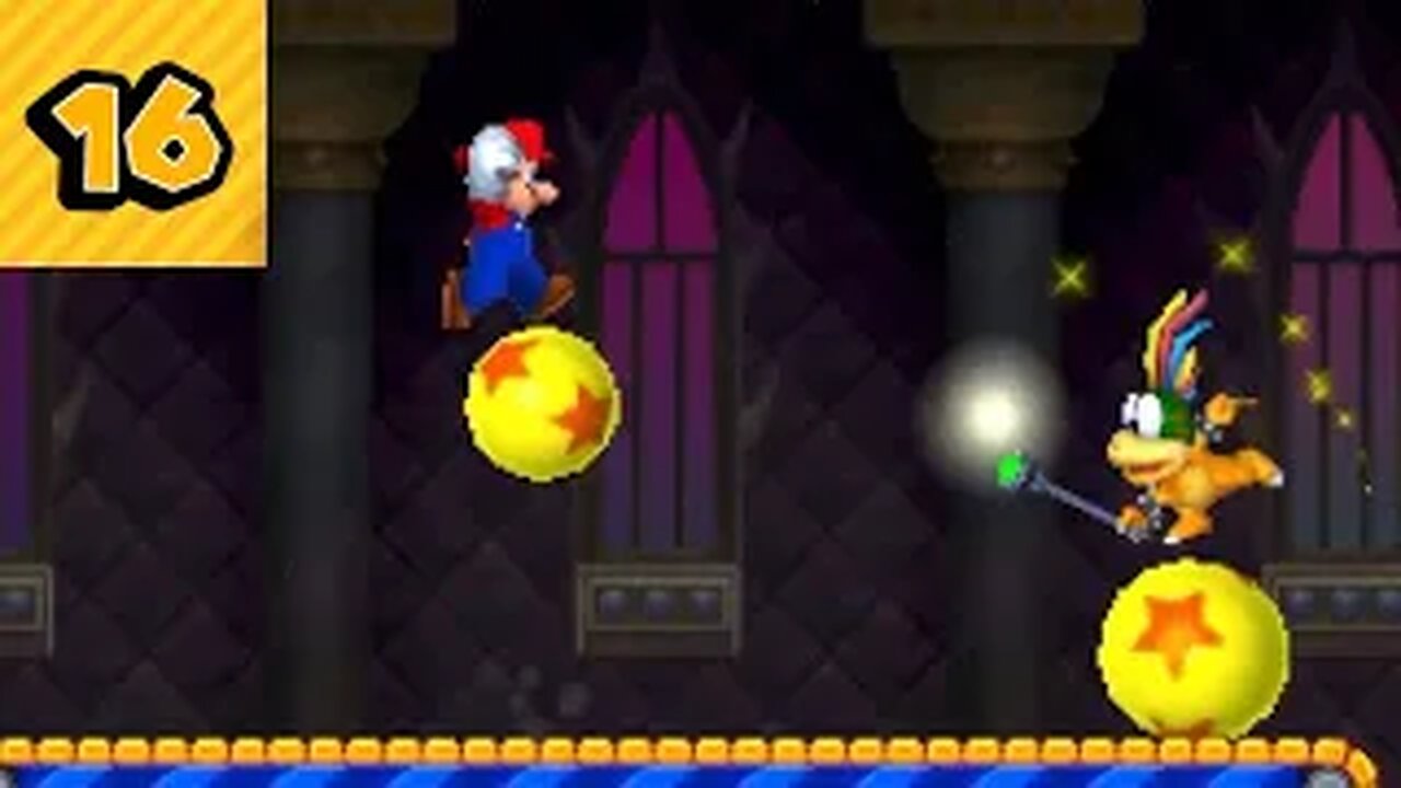 Let’s Play New Super Mario Bros. 2 - Episode 16 - Mario Vs. Lemmy Rematch