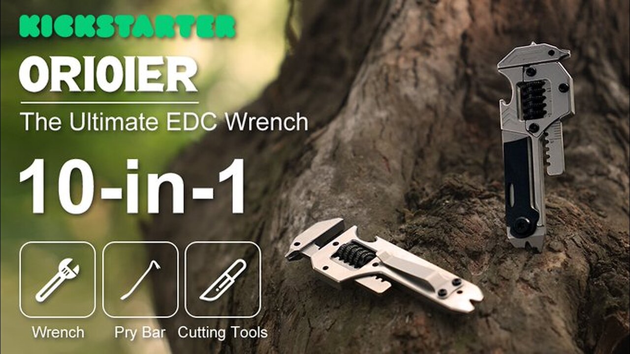 Orioners Z3：EDC 10-IN-1 Multi-Tool Pry Bar/Wrench/Cutting