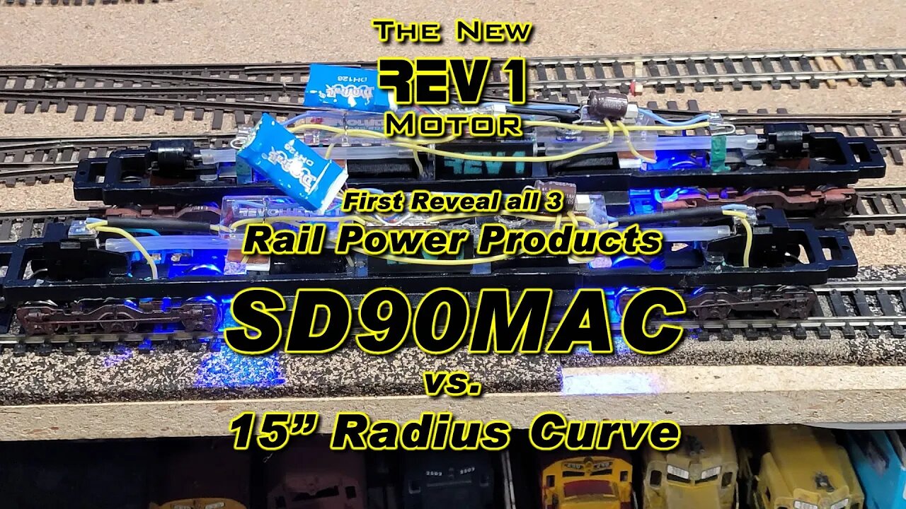 FIRST REVEAL Rail Power SD90MAC with REV 1 motor