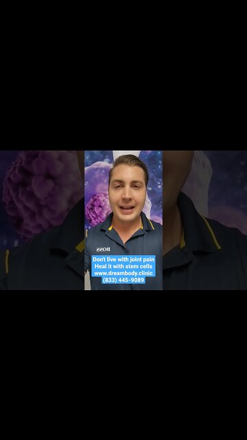 Don't live with joint pain.Heal it with stem cells #healpain #painfree #stemcells #stemcelltherapy