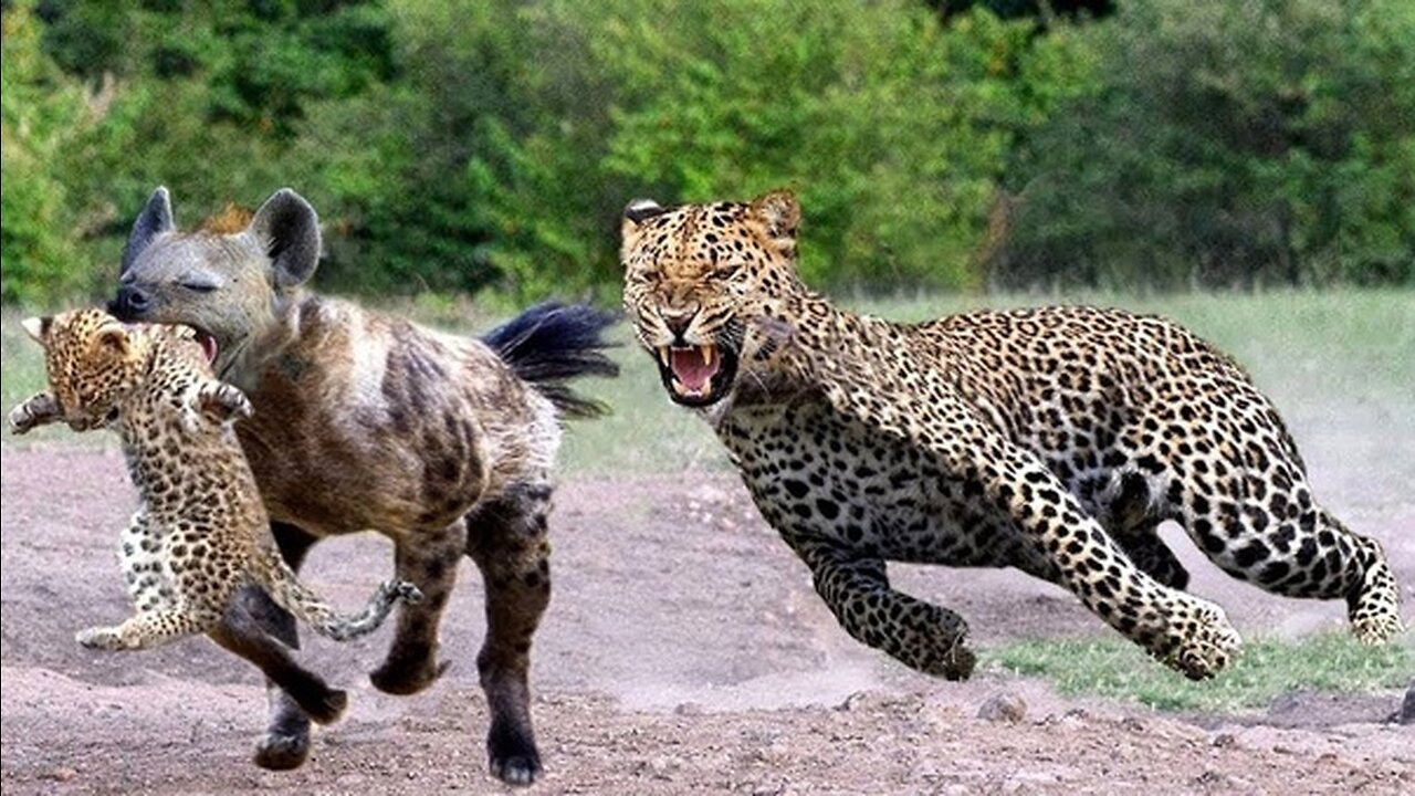 Fierce Lion Fastest Leopard and Cunning Hyena Battle Ground