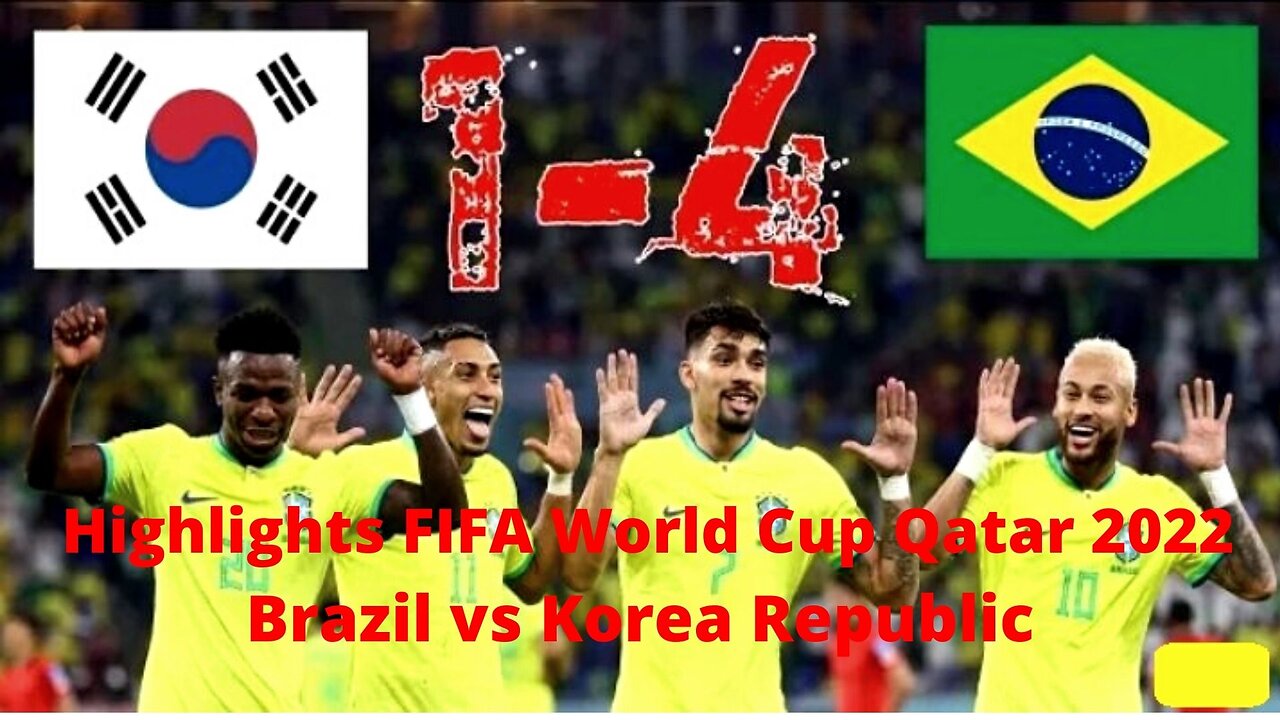 Highlights FIFA World Cup Qatar 2022,,,Brazil vs Korea Republic