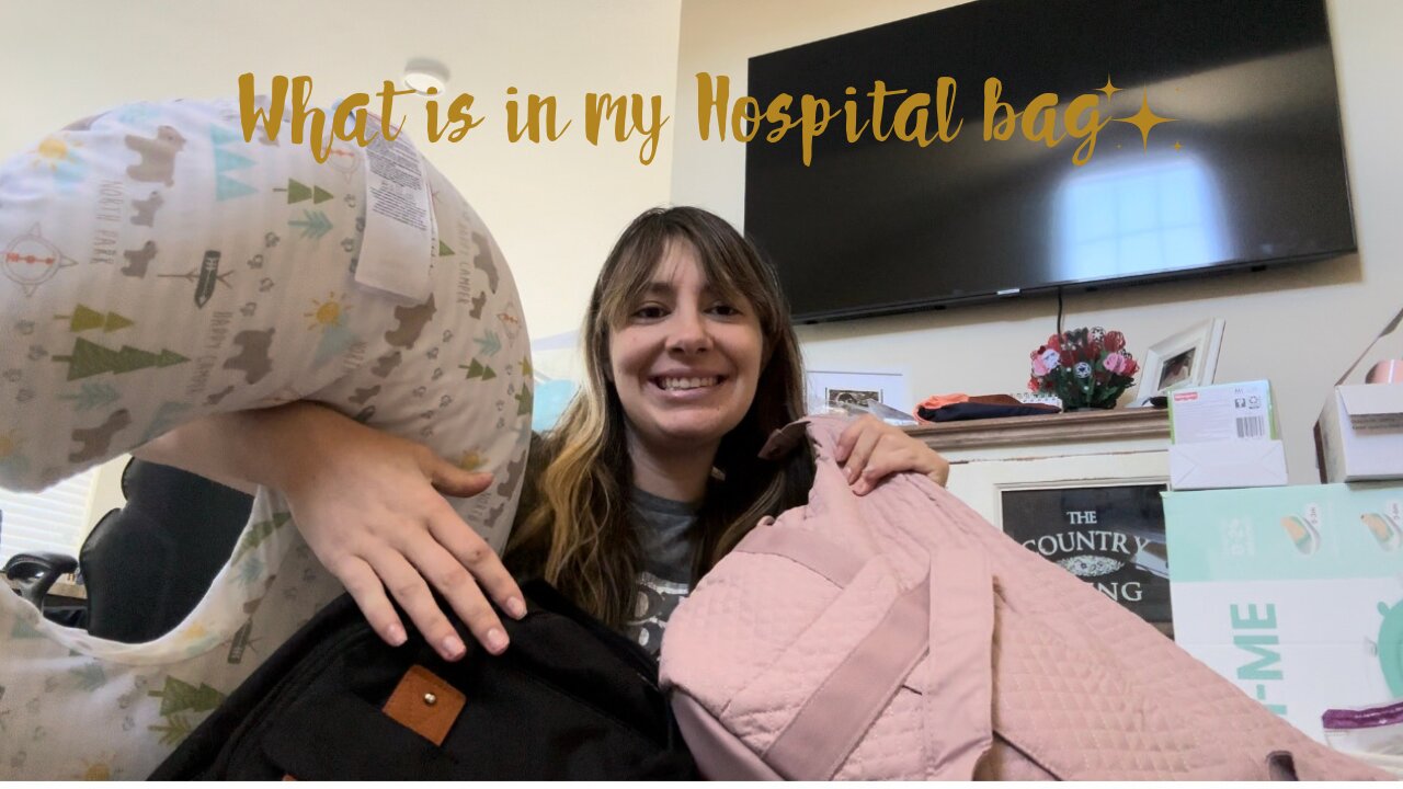 What is in my Hospital bag for momma/Baby/dad at 36 weeks | First Time Mom