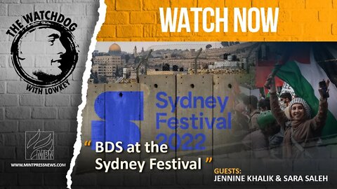 BDS at the Sydney Festival, with Jennine Khalik and Sara Saleh