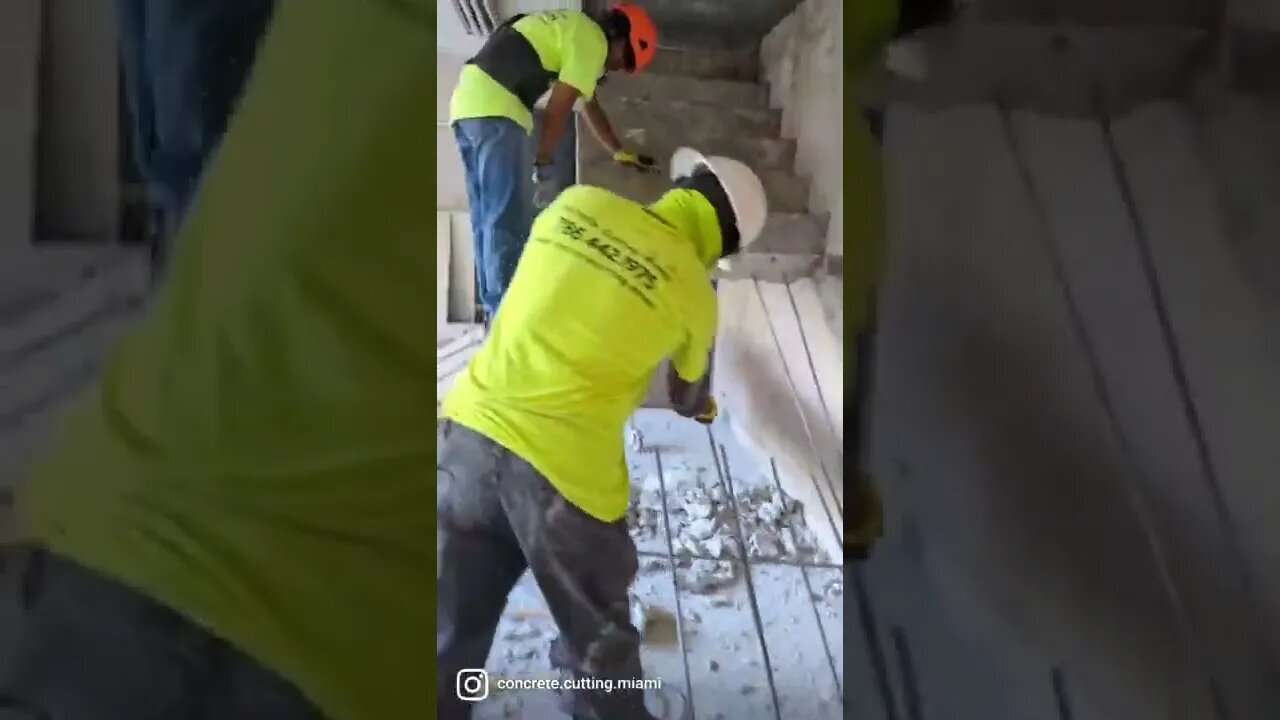 Finishing the stairs