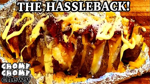 HASSLEBACK POTATO | Chomp Chomp Chewy