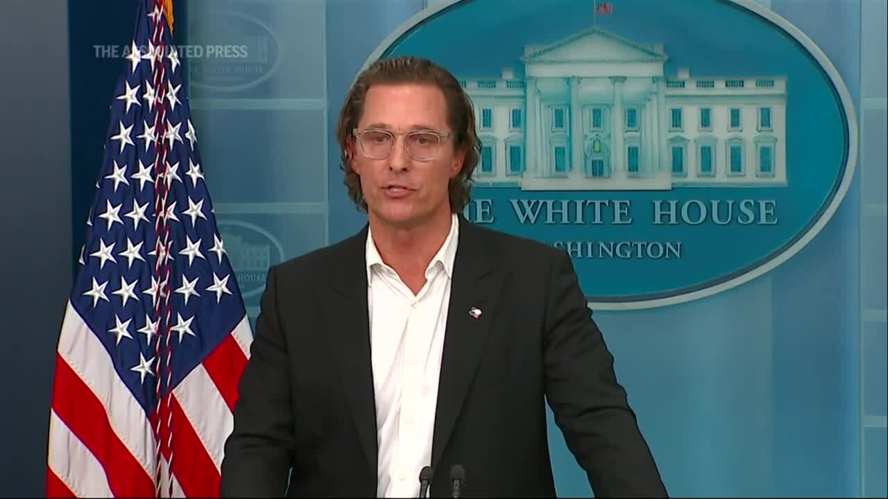 Matthew McConaughey makes impassioned plea for "responsible" gun ownership