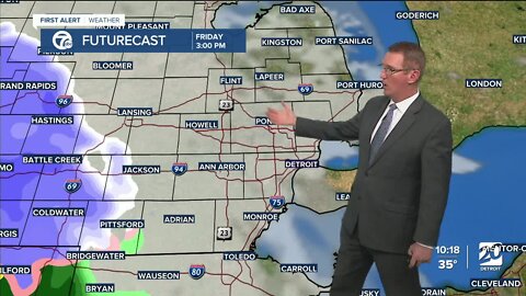 Messy mix late Friday