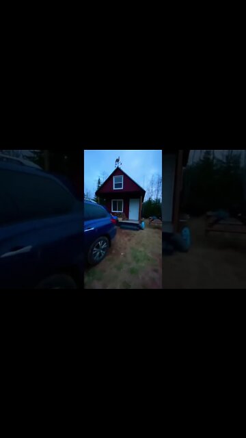 Partying at a shed hidden in the woods