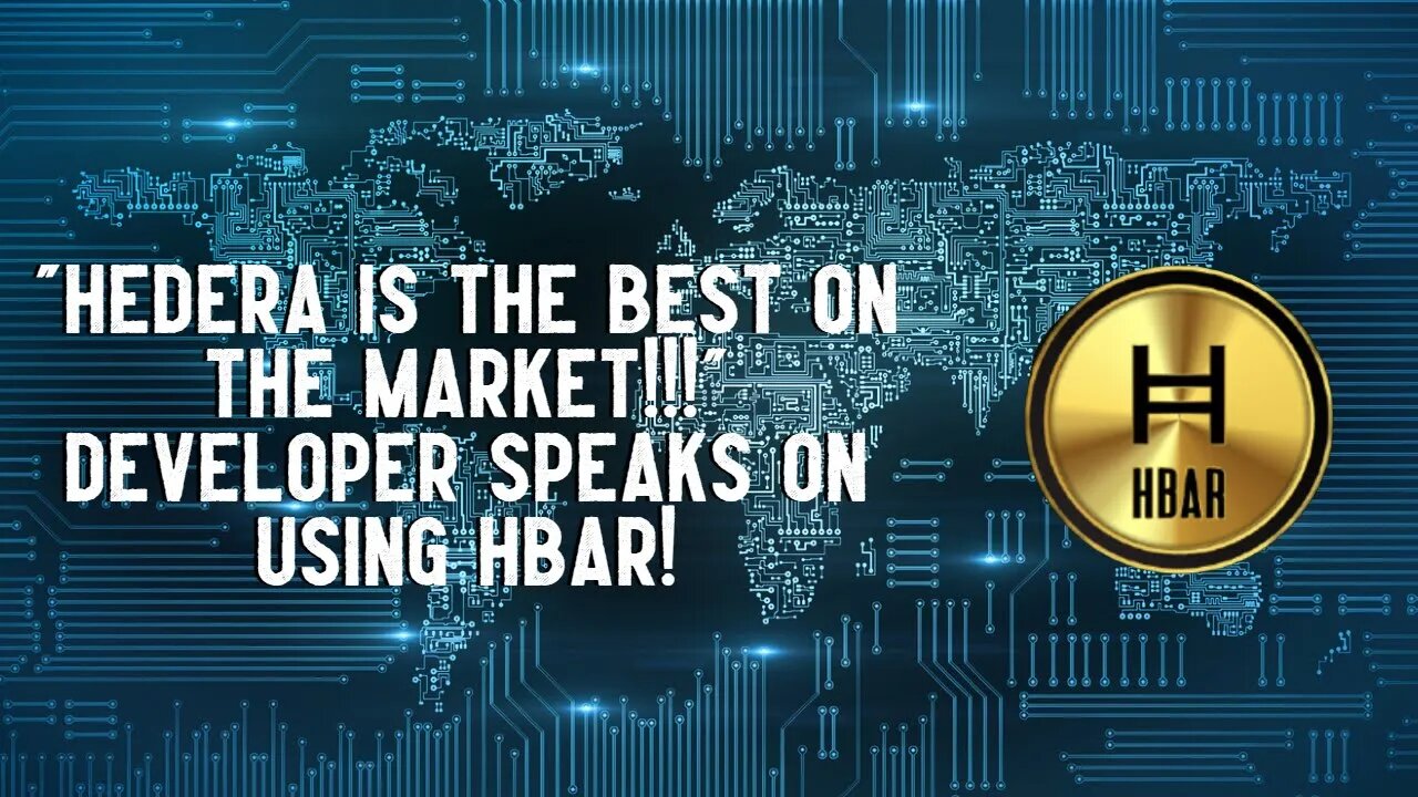 "Hedera Is The Best On The Market!!!" Developer Speaks On HBAR!!!