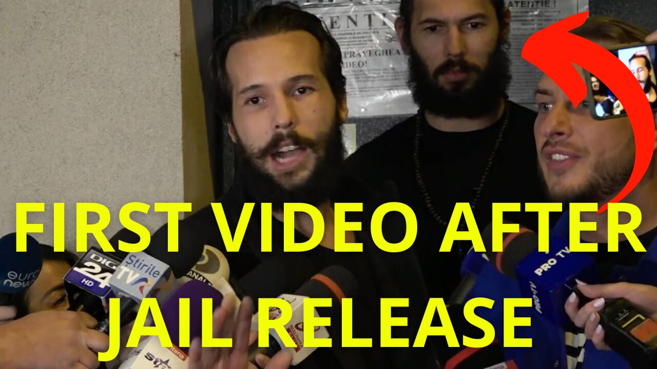 Andrew Tate | First video and interview after jail release of andrew tate and his brother