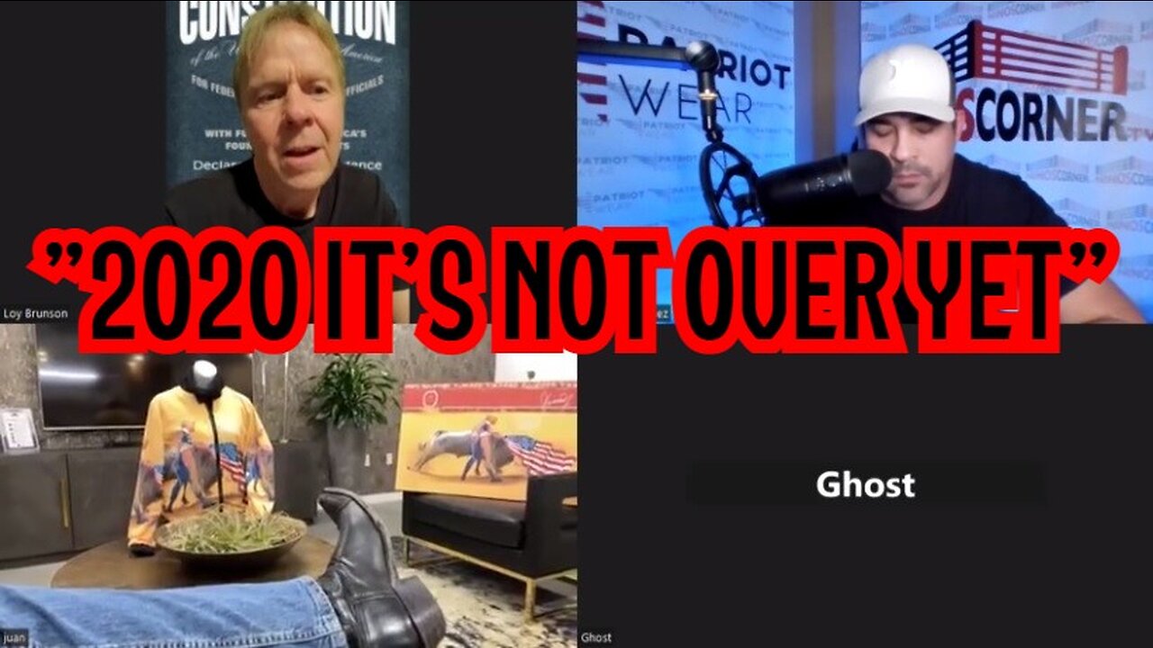 Juan O' Savin and The Ghost: "2020 IT'S NOT OVER YET"