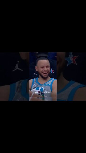Stephen Curry MIC'D UP at 2022 NBA ALL STAR Game
