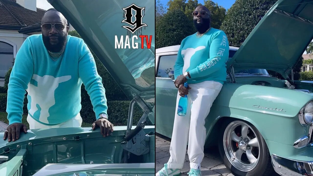 Rick Ross Buys A 1955 Chevy Bel-Air To Celebrate His 46th B-Day! 🚙